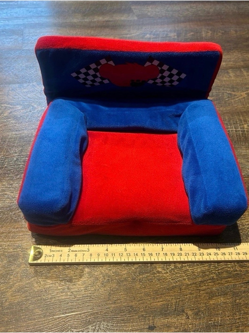 Build-A-Bear Red and Blue Plush Chair